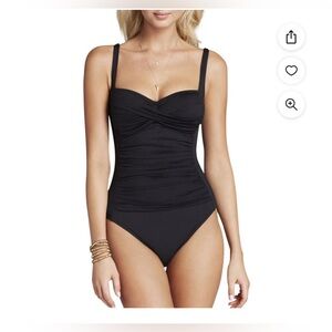 La Blanca-  Island Goddess Sweetheart Mio One Piece Swimsuits.